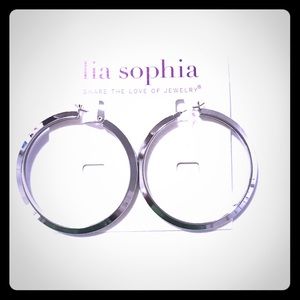 Lia Sophia hoop earrings